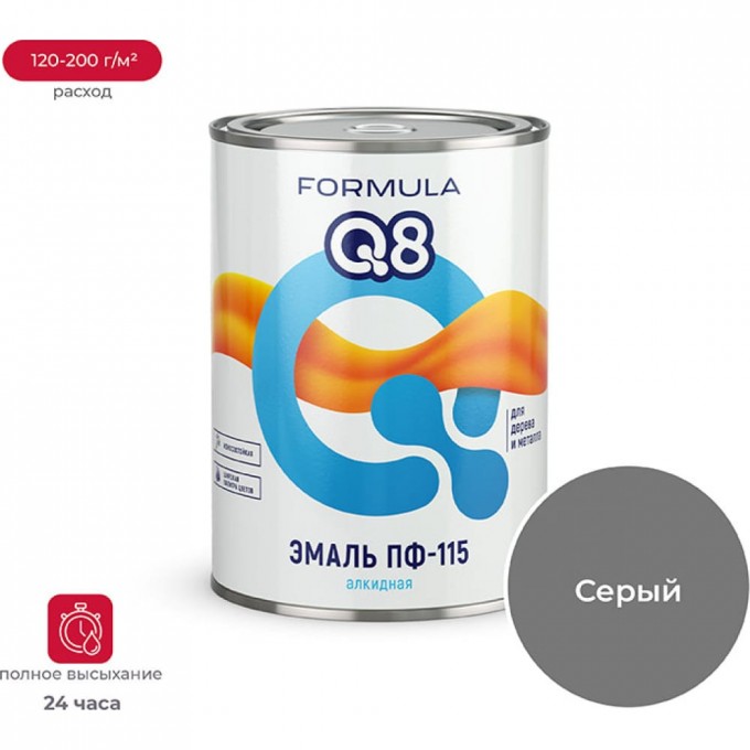 Эмаль ПРЕСТИЖ ПФ-115 FORMULA Q8 48052