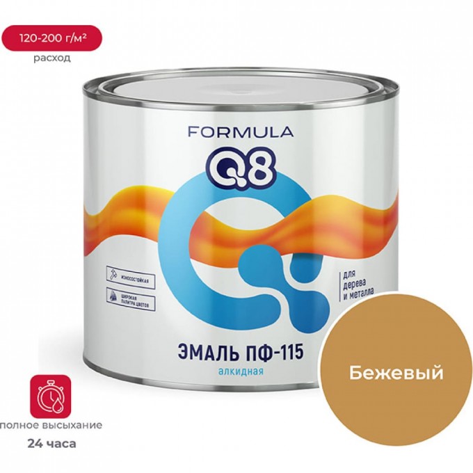 Эмаль ПРЕСТИЖ ПФ-115 FORMULA Q8 48062